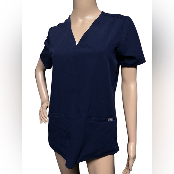 Figs Technical Collection Casma Three Pocket Scrub Top RN Healthcare Women Sz S - Picture 2 of 9